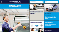Desktop Screenshot of kvernelandbil.no